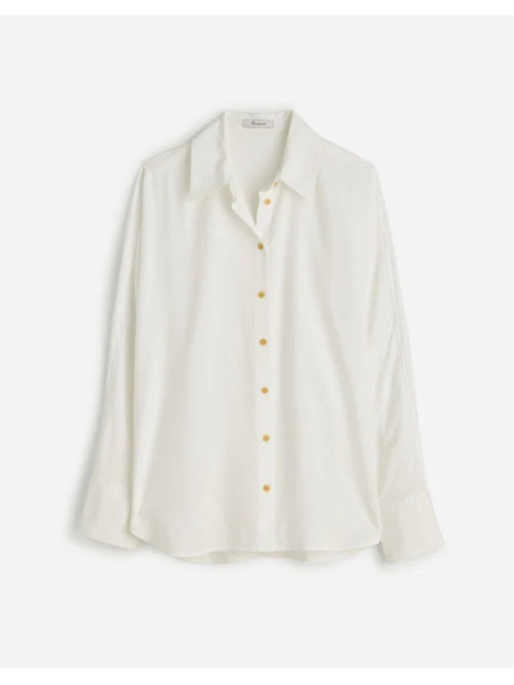 NWT Madewell Relaxed Dolman Button-Up size x-small white NT777